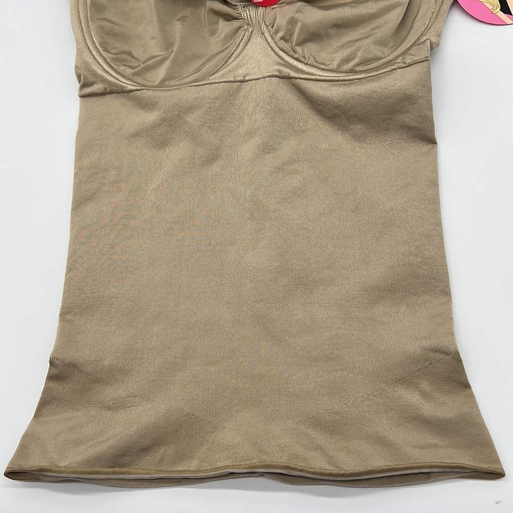 NWT SPANX Step Into Cami Slim Cognito With Removable Underwire Size Large Nude - Picture 9 of 10